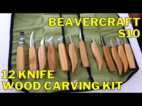 BeaverCraft Cutting Knife C2 6.5 inch Whittling Knife for Fine Chip Carving Wood and General Purpose Wood Carving Knife Bench Detail Carving Knife