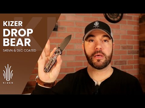 Have You Tried the DLC Coated Blade? HERE IT IS! EDC Nebula Fatcarbon Kizer Drop Bear S45VN Steel