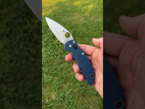 Cobalt Blue G10! Spyderco Manix 2 Spy27 #shorts #spyderco #edc #foldingknife #crucible