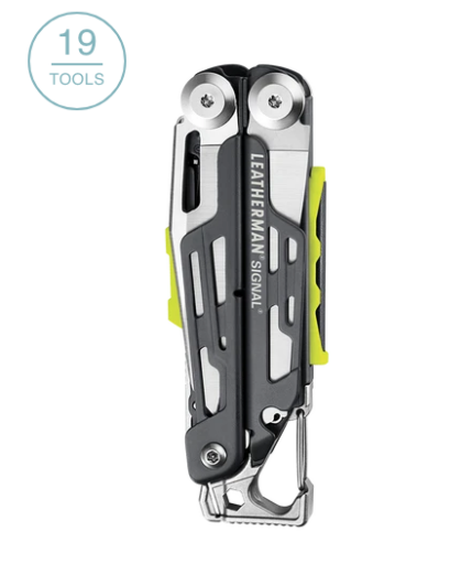 Leatherman SIGNAL® Grey with Button Pouch