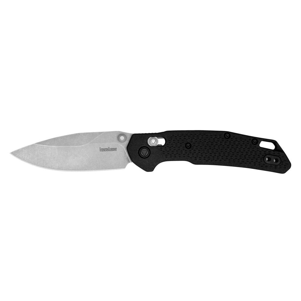 Kershaw 2037 Heist – DuraLock, 3.2″ D2 Stonewashed Clip Point Blade and ...