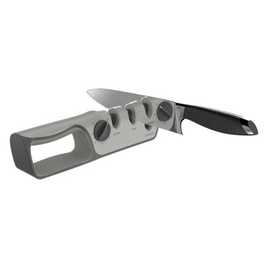Knife Depot Angle Adjust Manual Knife Sharpener - Grey