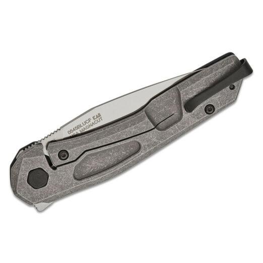 Zero Tolerance 0545BLUCF- 3.2″ CPM-Magnacut Stonewashed Blade with Carbon Fibre/Titanium Handle