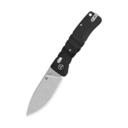 QSP Ripley QS160-A1 - Black G10 with Stonewashed 14C28N Blade