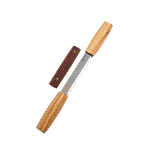 BeaverCraft DK2S Drawknife with Leather Cover