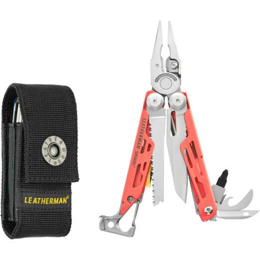 Leatherman SIGNAL® Guava with Button Pouch