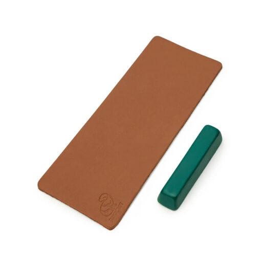 BeaverCraft LS2P1 Leather Strop with Polishing Compound