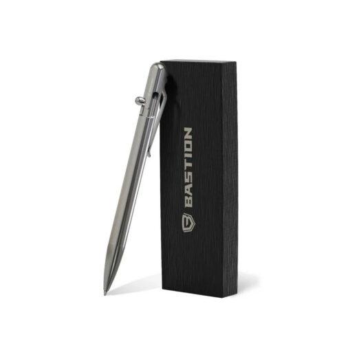 Bastion Slim Stainless Steel Bolt Action Pen - BSTN259